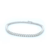 5.5ct Tennis Diamond Bracelet White Gold 14K - White Carat - USA & Canada